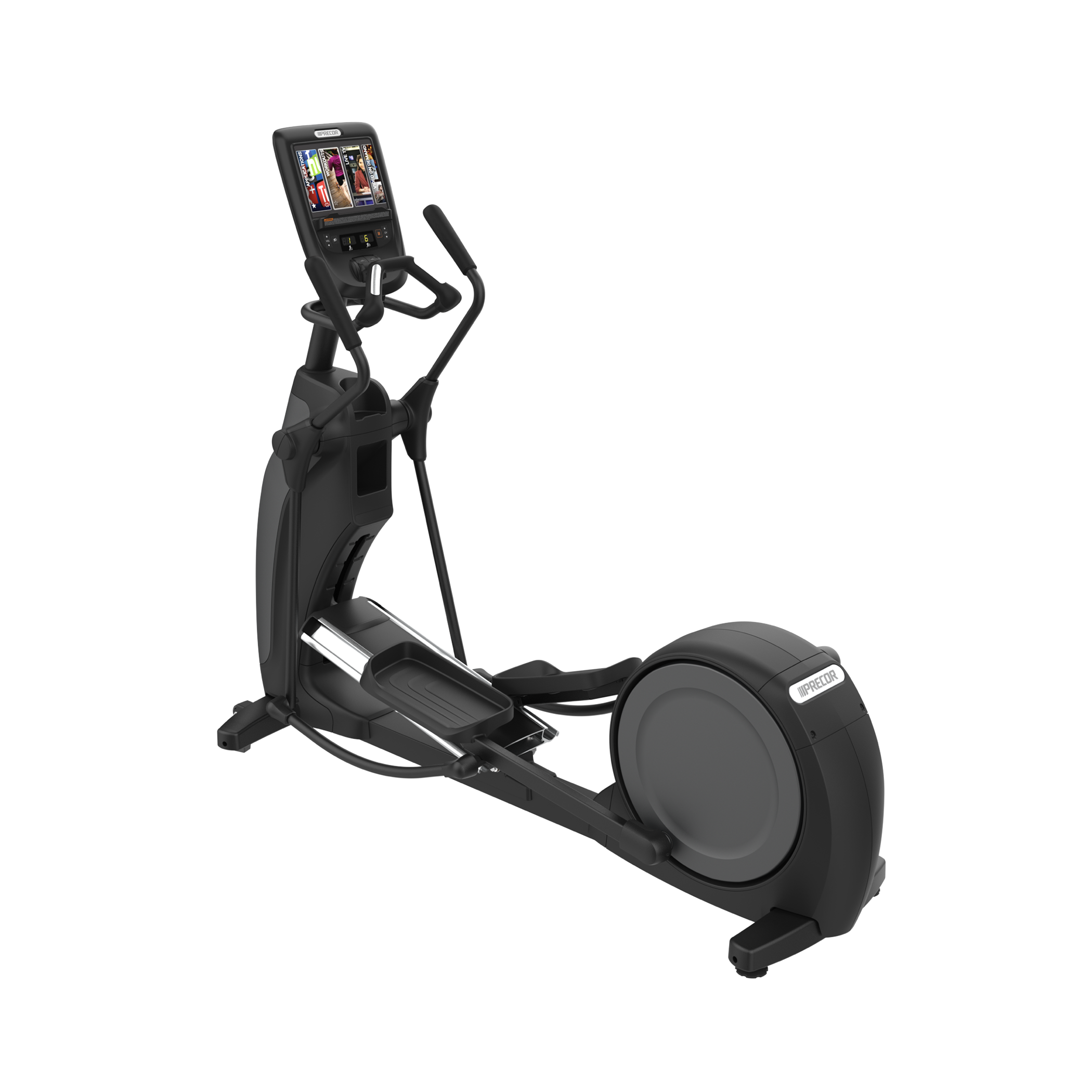Precor EFX 665 elliptical with P62 console in black pearl